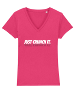 Just Crunch it Tricou mânecă scurtă guler V Damă Evoker