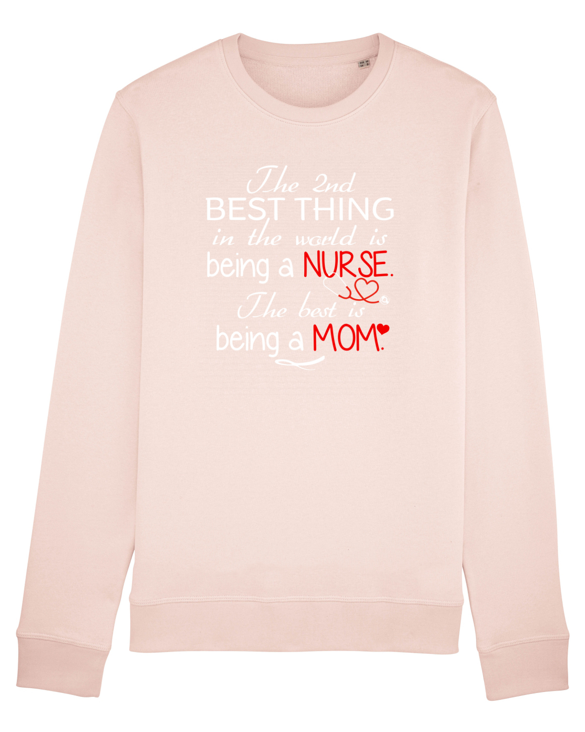 Bluză mânecă lungă Unisex Rise Candy Pink