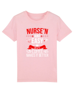 Coffee makes it better Tricou mânecă scurtă  Copii Mini Creator