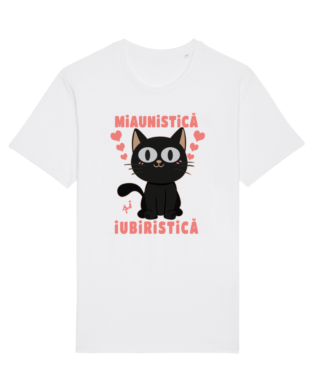 Tricou mânecă scurtă Unisex Rocker White