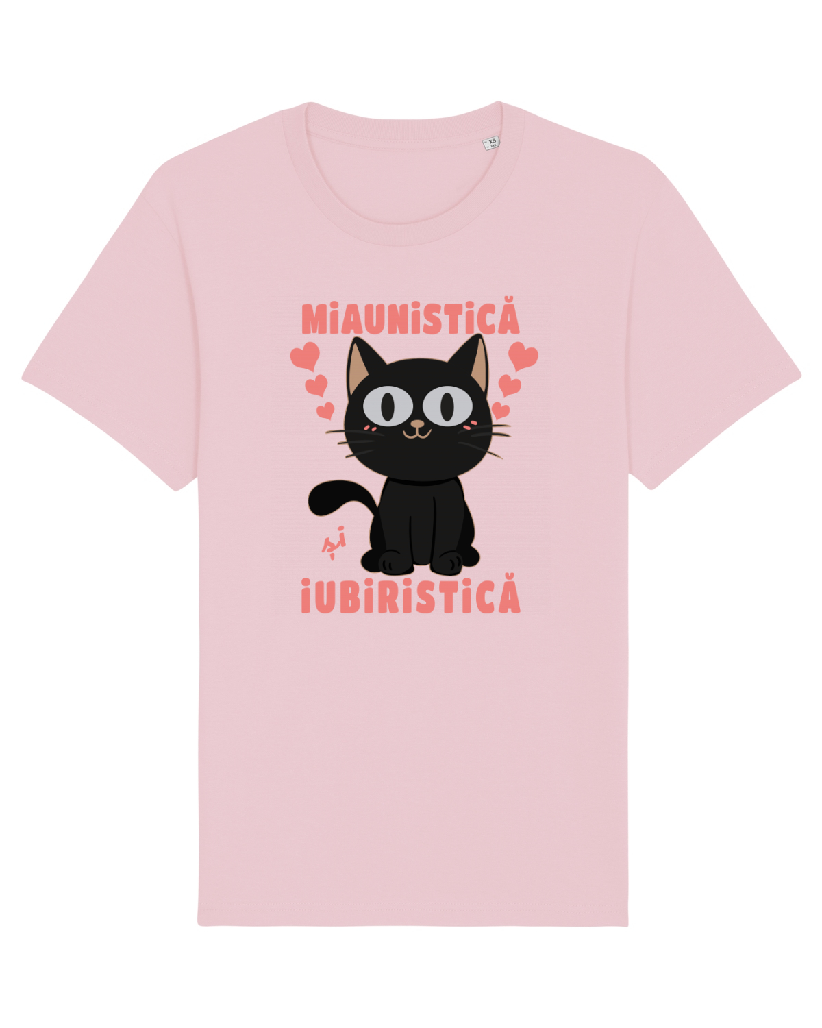 Tricou mânecă scurtă Unisex Rocker Cotton Pink