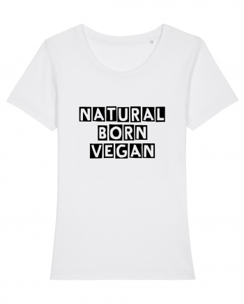 Natural born vegan White
