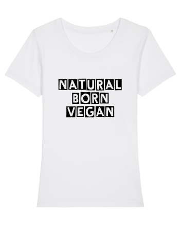 Natural born vegan White
