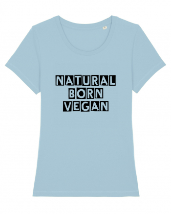 Natural born vegan Sky Blue