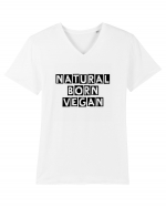 Natural born vegan Tricou mânecă scurtă guler V Bărbat Presenter