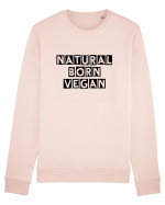 Natural born vegan Bluză mânecă lungă Unisex Rise