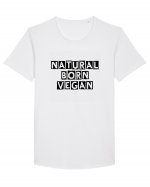 Natural born vegan Tricou mânecă scurtă guler larg Bărbat Skater