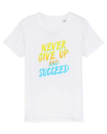 Never give up and succeed White
