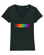 Passion Tricou mânecă scurtă guler V Damă Evoker