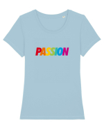 Passion Tricou mânecă scurtă guler larg fitted Damă Expresser