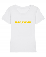 Bad Year Tricou mânecă scurtă guler larg fitted Damă Expresser
