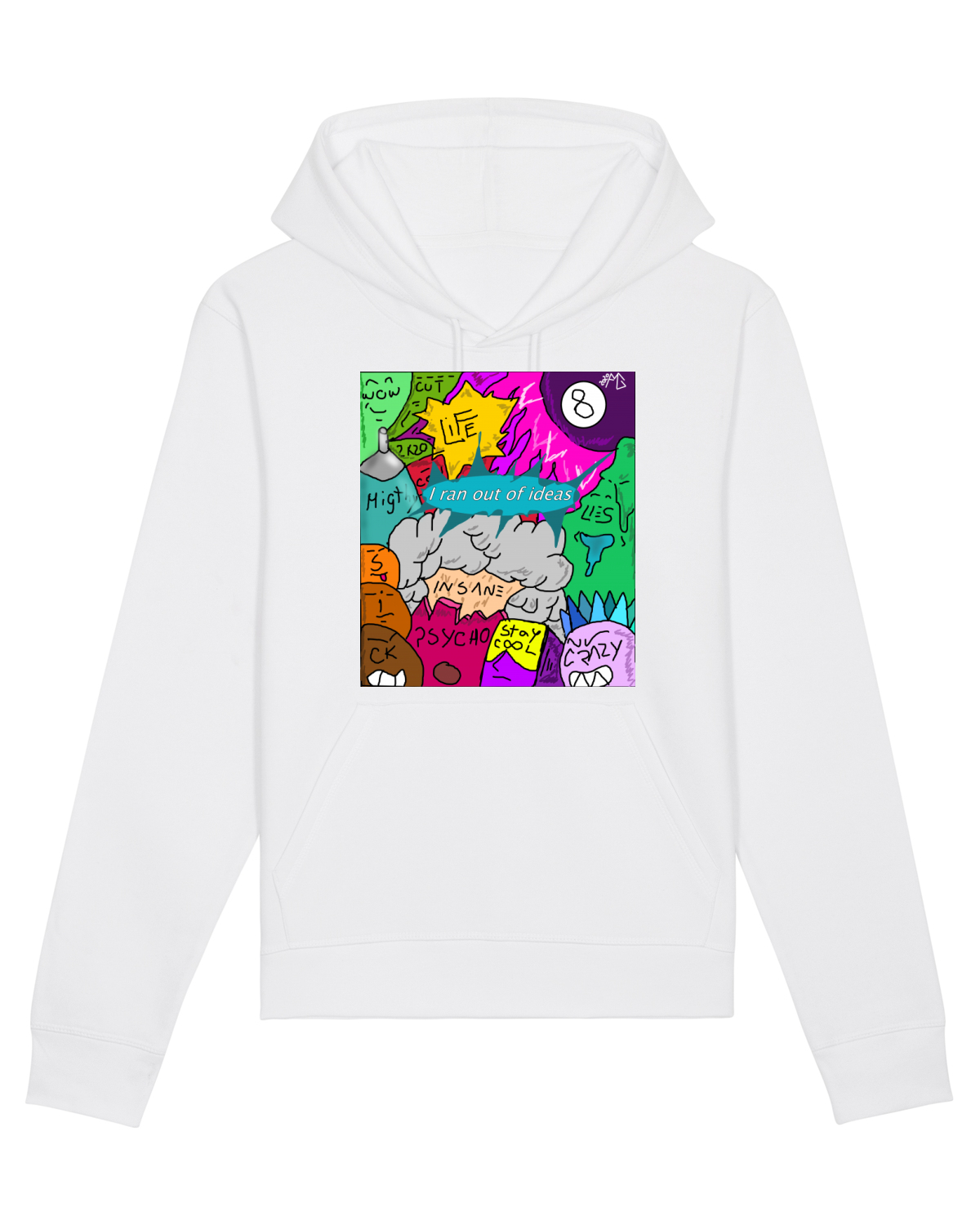 Hanorac Unisex Drummer White