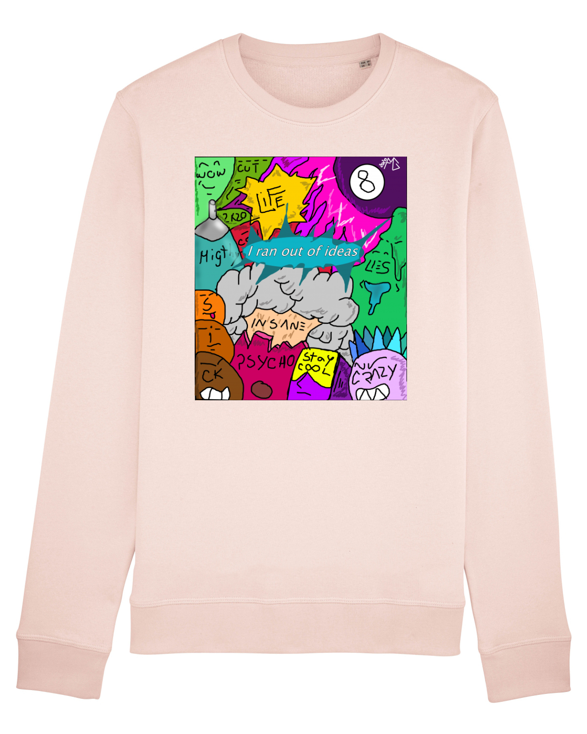 Bluză mânecă lungă Unisex Rise Candy Pink