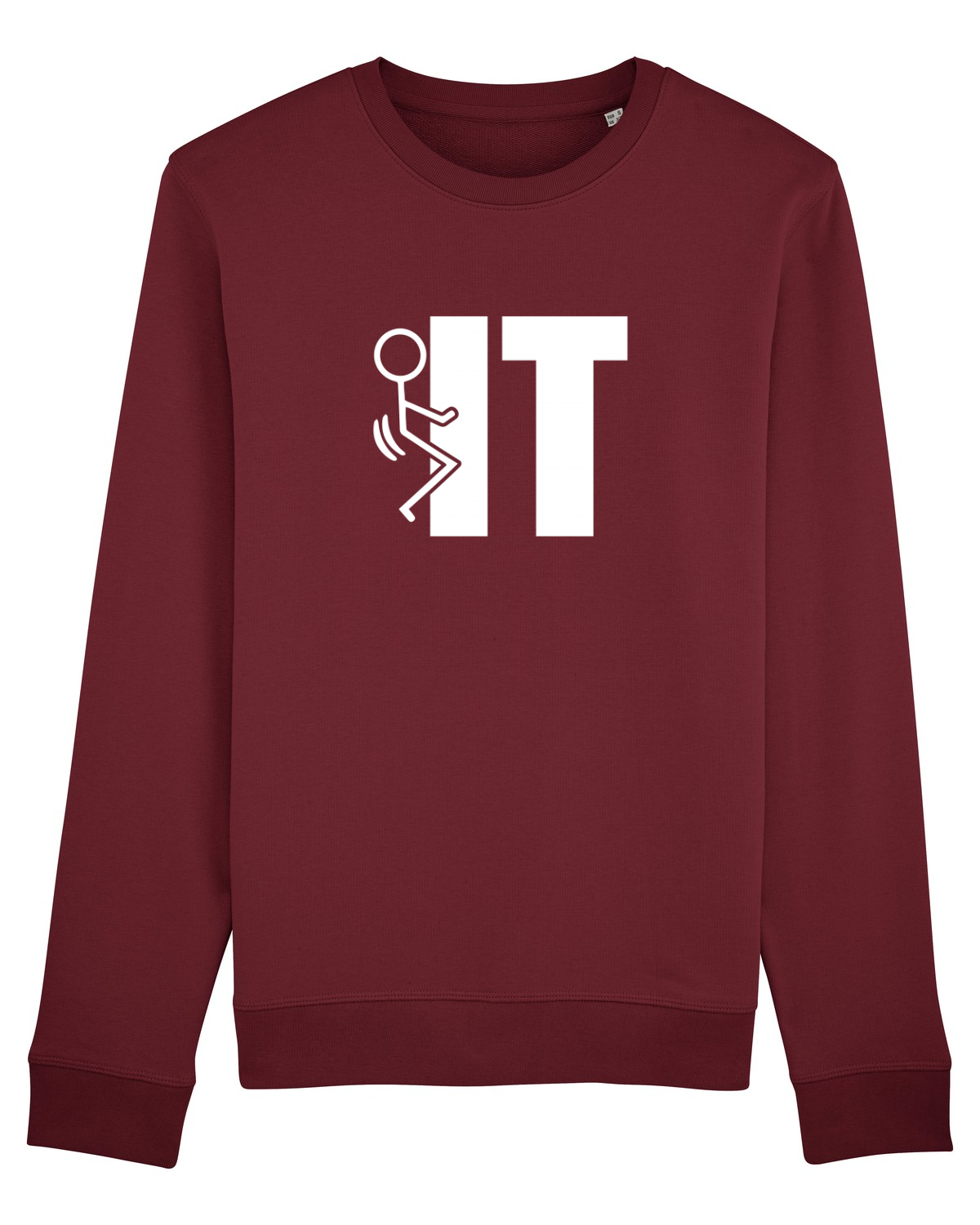 Bluză mânecă lungă Unisex Rise Burgundy