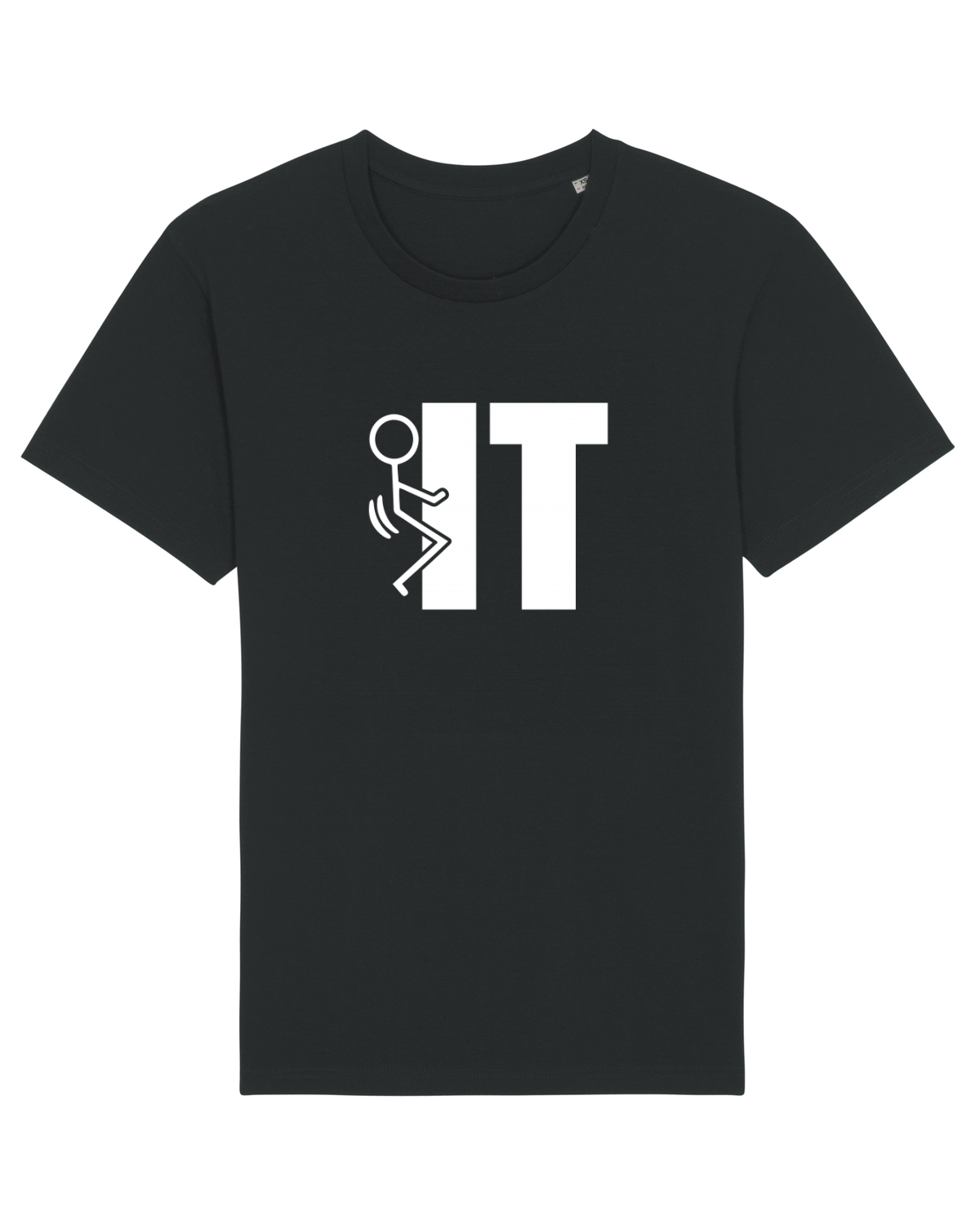 Tricou mânecă scurtă Unisex Rocker Black