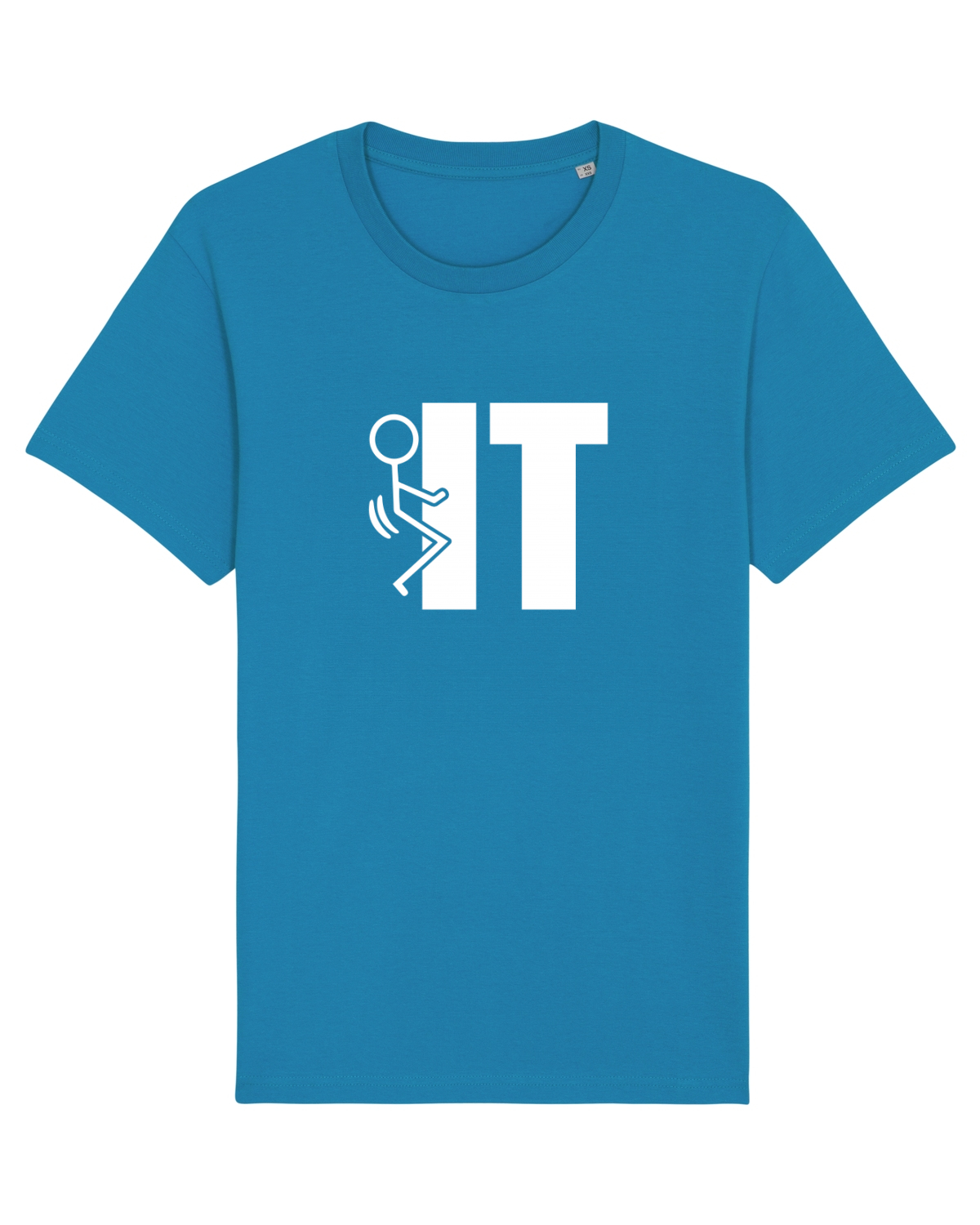 Tricou mânecă scurtă Unisex Rocker Azur