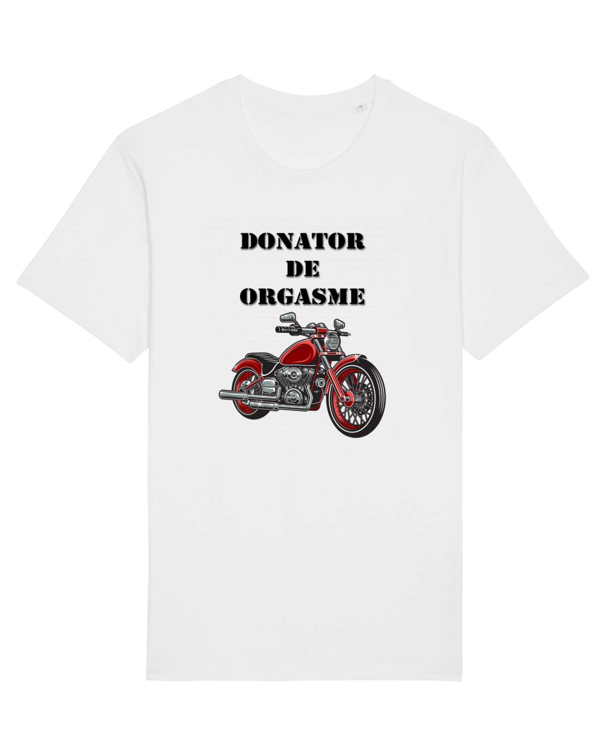 Tricou mânecă scurtă Unisex Rocker White