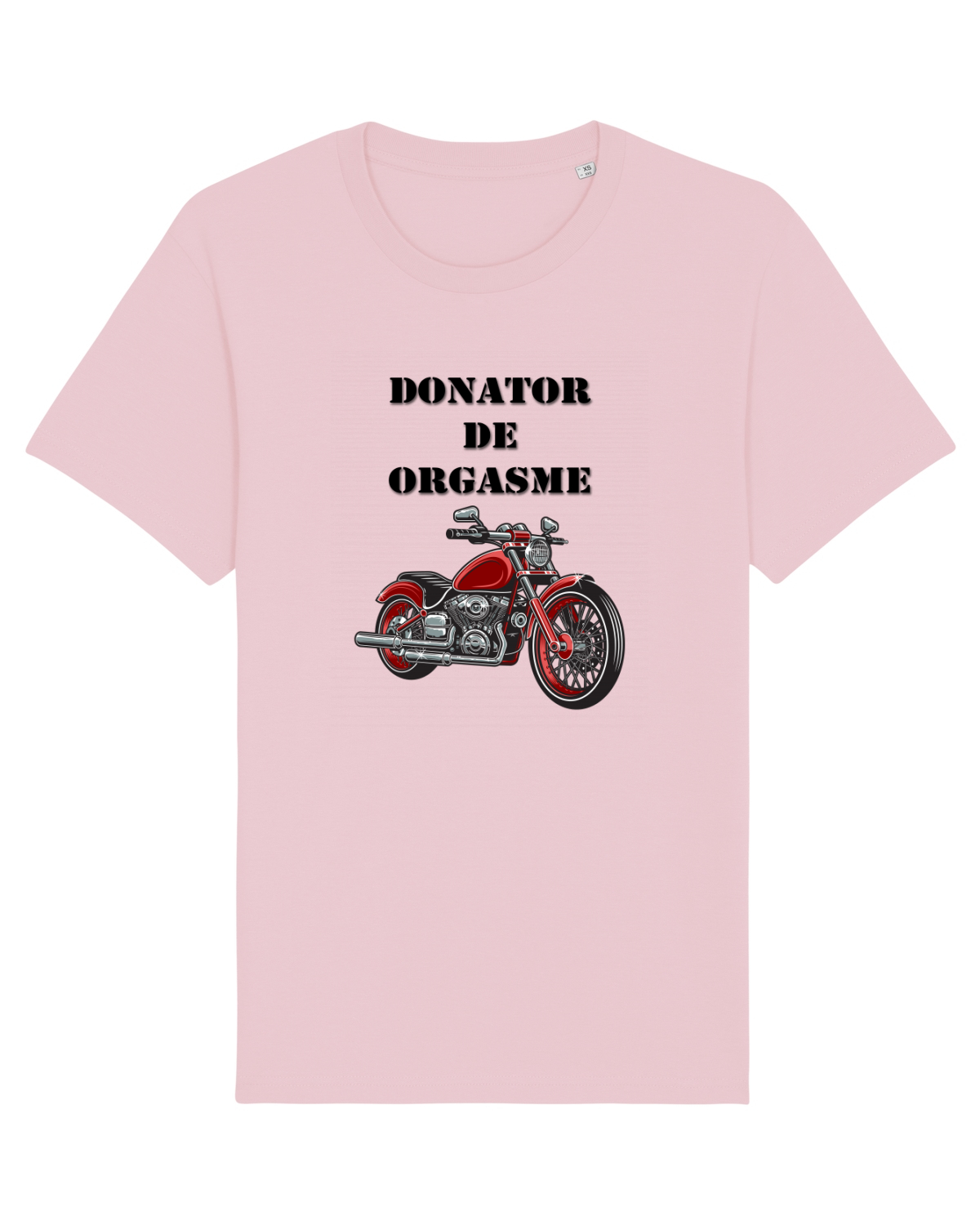 Tricou mânecă scurtă Unisex Rocker Cotton Pink