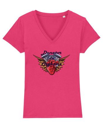 Donator de Orgasme Heart Raspberry