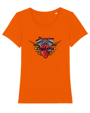 Donator de Orgasme Heart Bright Orange