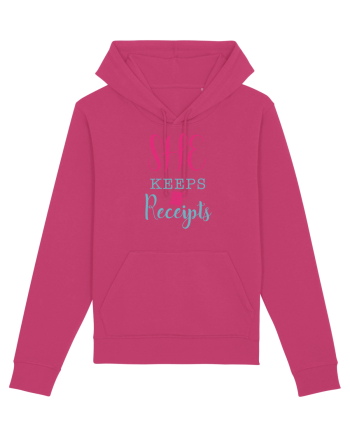 She keeps Receipts Raspberry