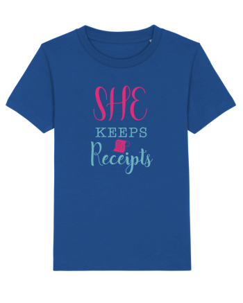 She keeps Receipts Majorelle Blue