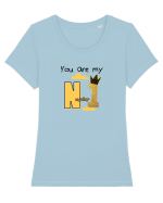 You are my number 1 Tricou mânecă scurtă guler larg fitted Damă Expresser