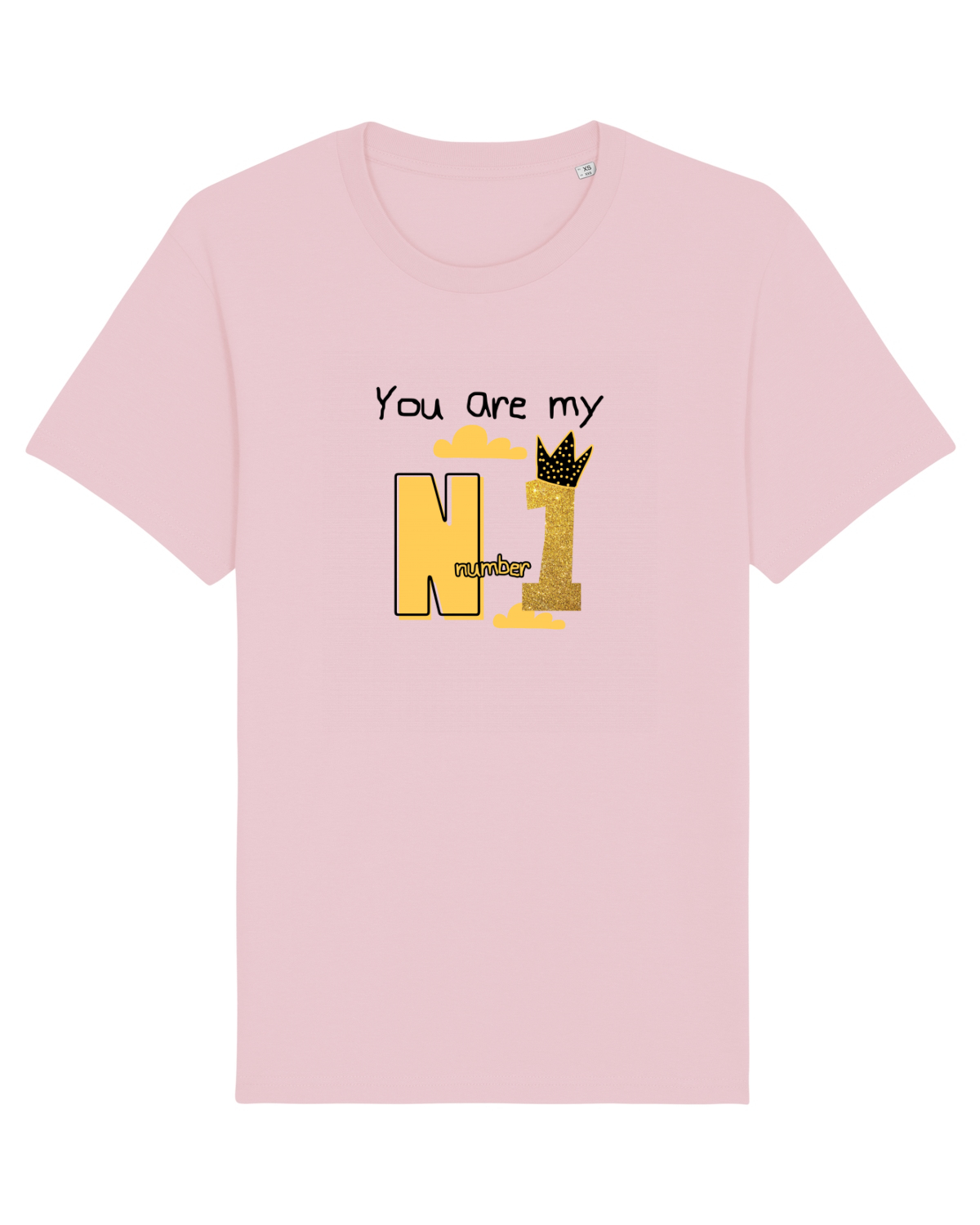 Tricou mânecă scurtă Unisex Rocker Cotton Pink