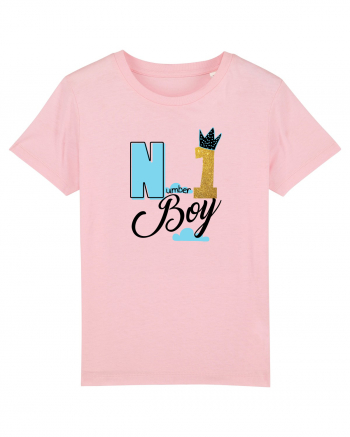 Number one Boy Cotton Pink
