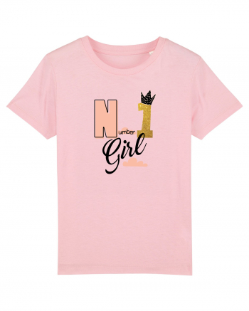 Number one Girl Cotton Pink