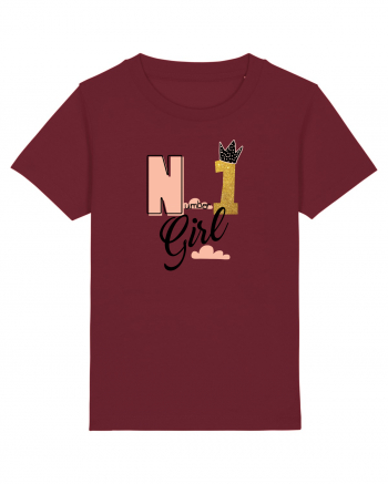 Number one Girl Burgundy