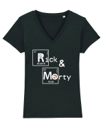 Rick and Morty Chemistry Tricou mânecă scurtă guler V Damă Evoker