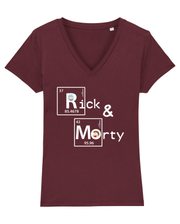 Rick and Morty Chemistry Burgundy