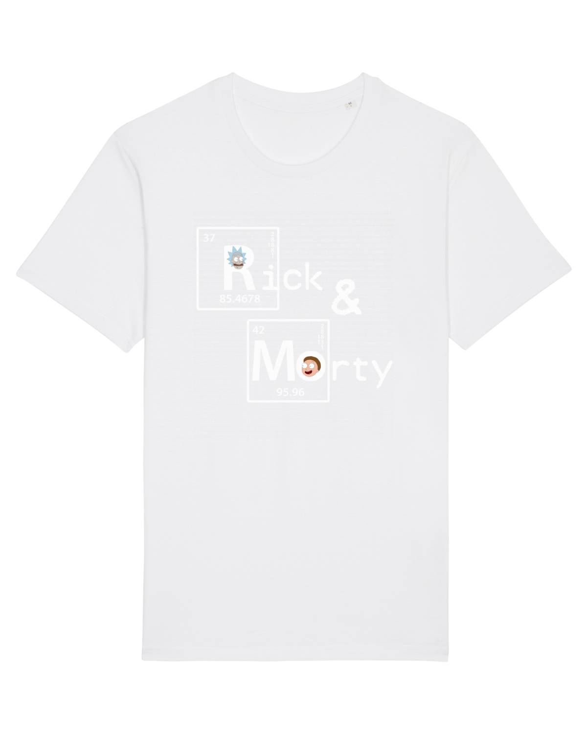 Tricou mânecă scurtă Unisex Rocker White