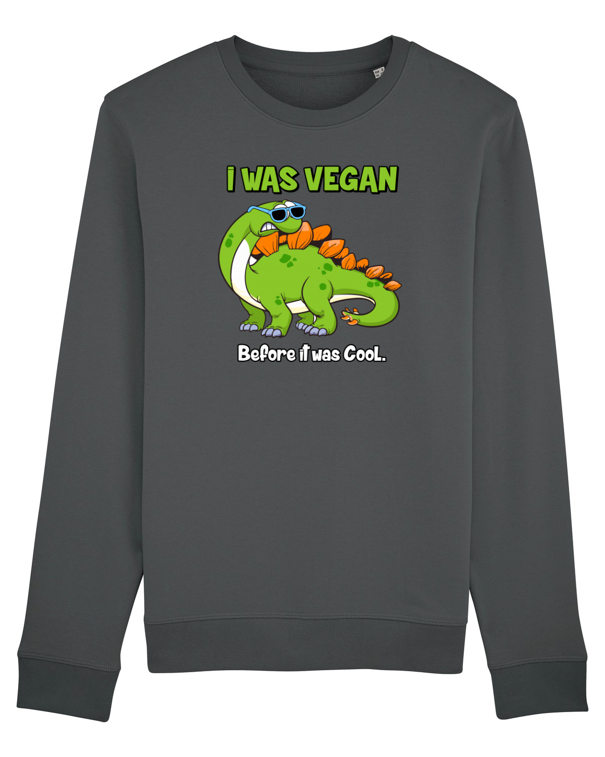Bluză mânecă lungă Unisex Rise Anthracite