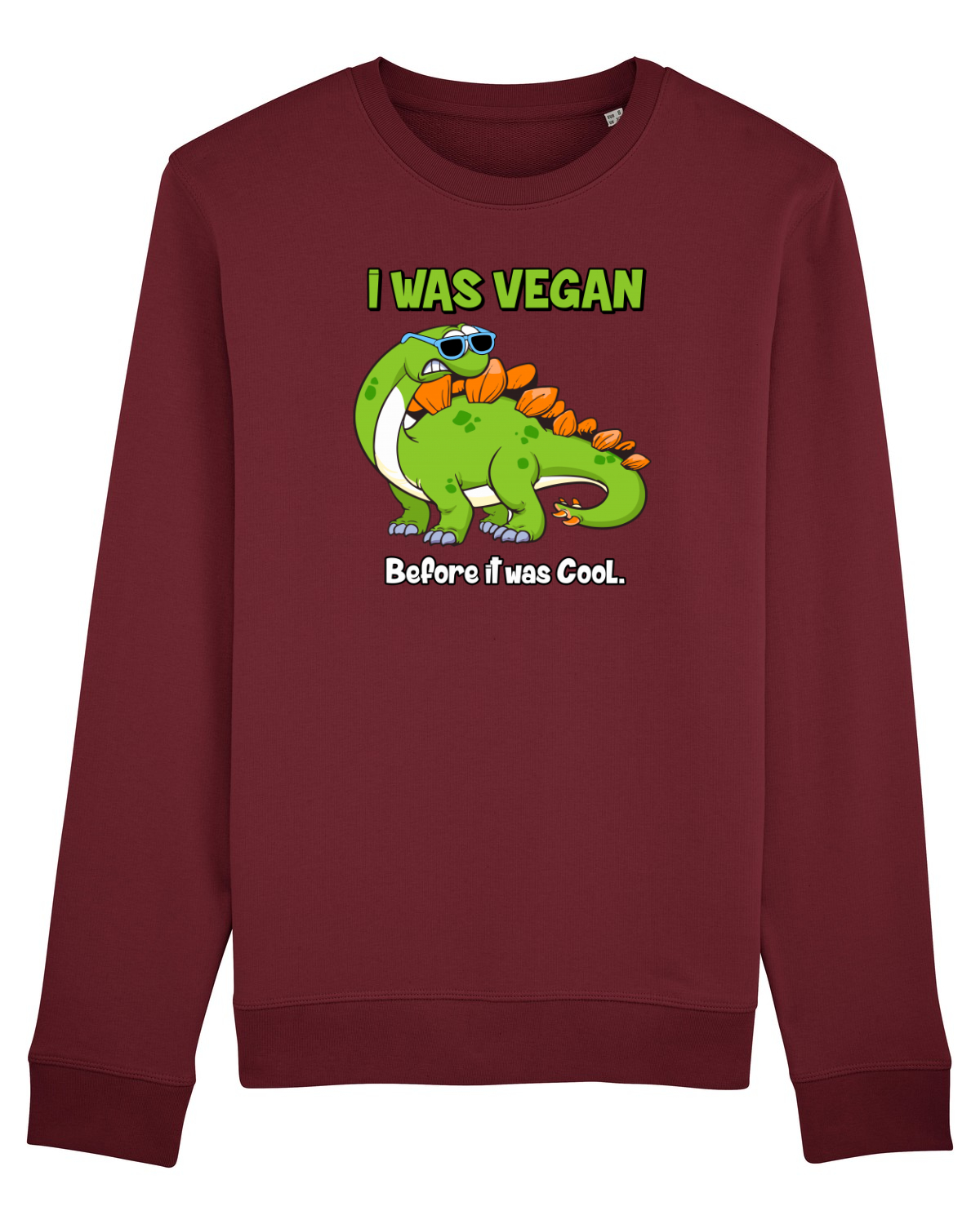 Bluză mânecă lungă Unisex Rise Burgundy