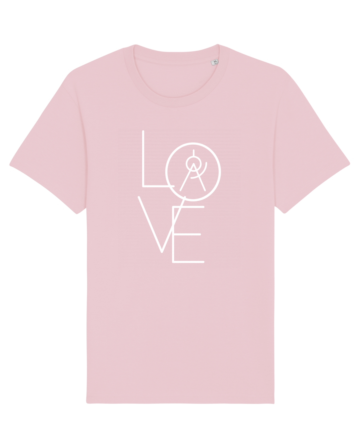 Tricou mânecă scurtă Unisex Rocker Cotton Pink