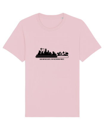 Stop destroying forest Cotton Pink