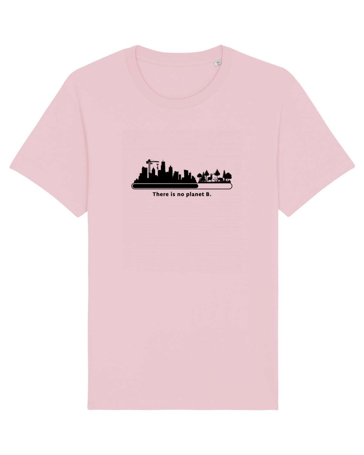 Tricou mânecă scurtă Unisex Rocker Cotton Pink