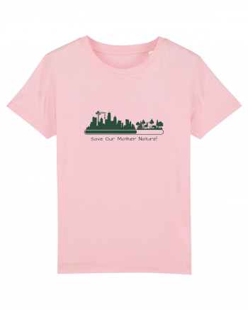 Save our mother NATURE! Cotton Pink