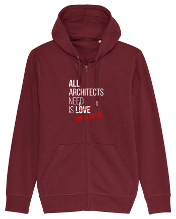 Arhitects need coffee Burgundy
