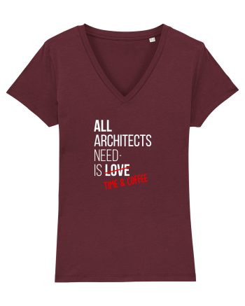 Arhitects need coffee Burgundy