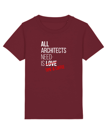 Arhitects need coffee Burgundy