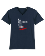 Arhitects need coffee Tricou mânecă scurtă guler V Bărbat Presenter
