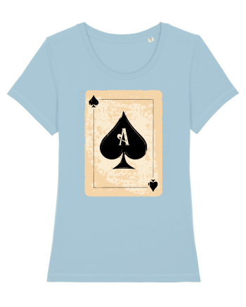 As de inima neagra Sky Blue