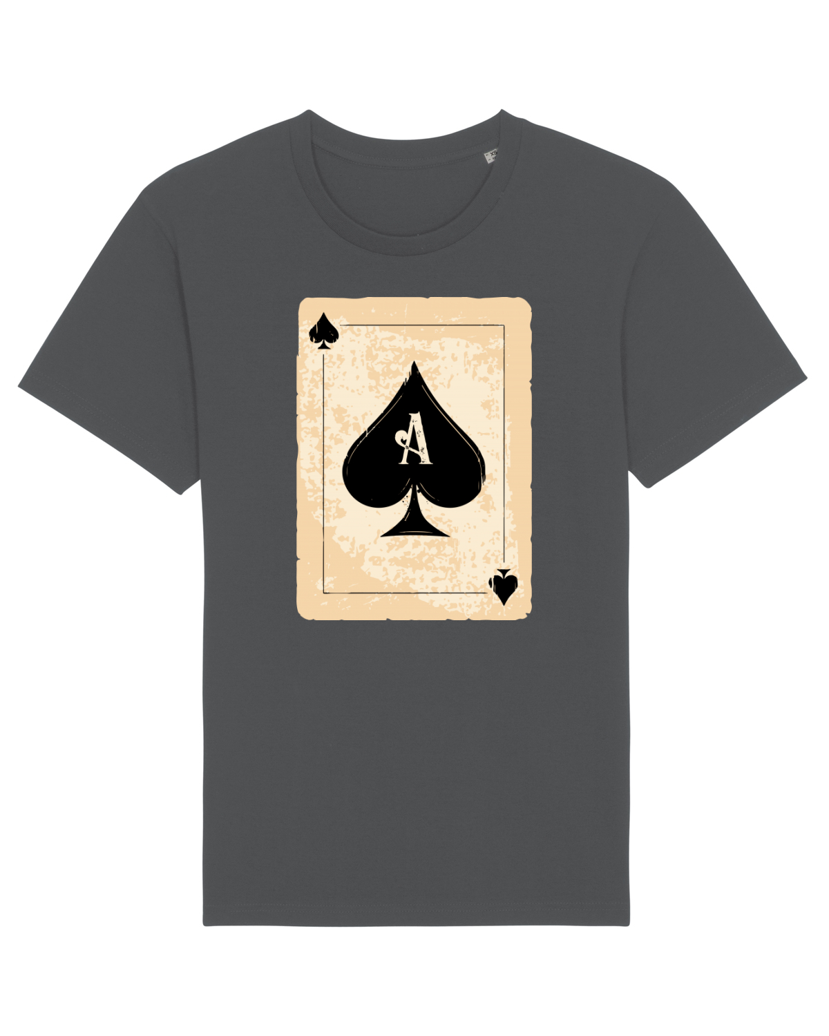Tricou mânecă scurtă Unisex Rocker Anthracite