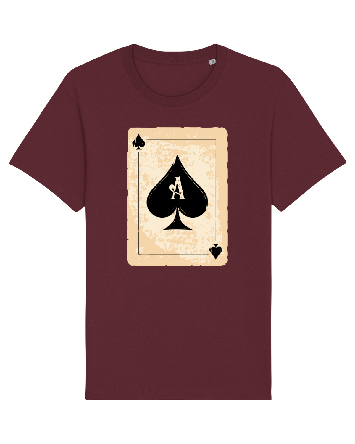 Tricou mânecă scurtă Unisex Rocker Burgundy