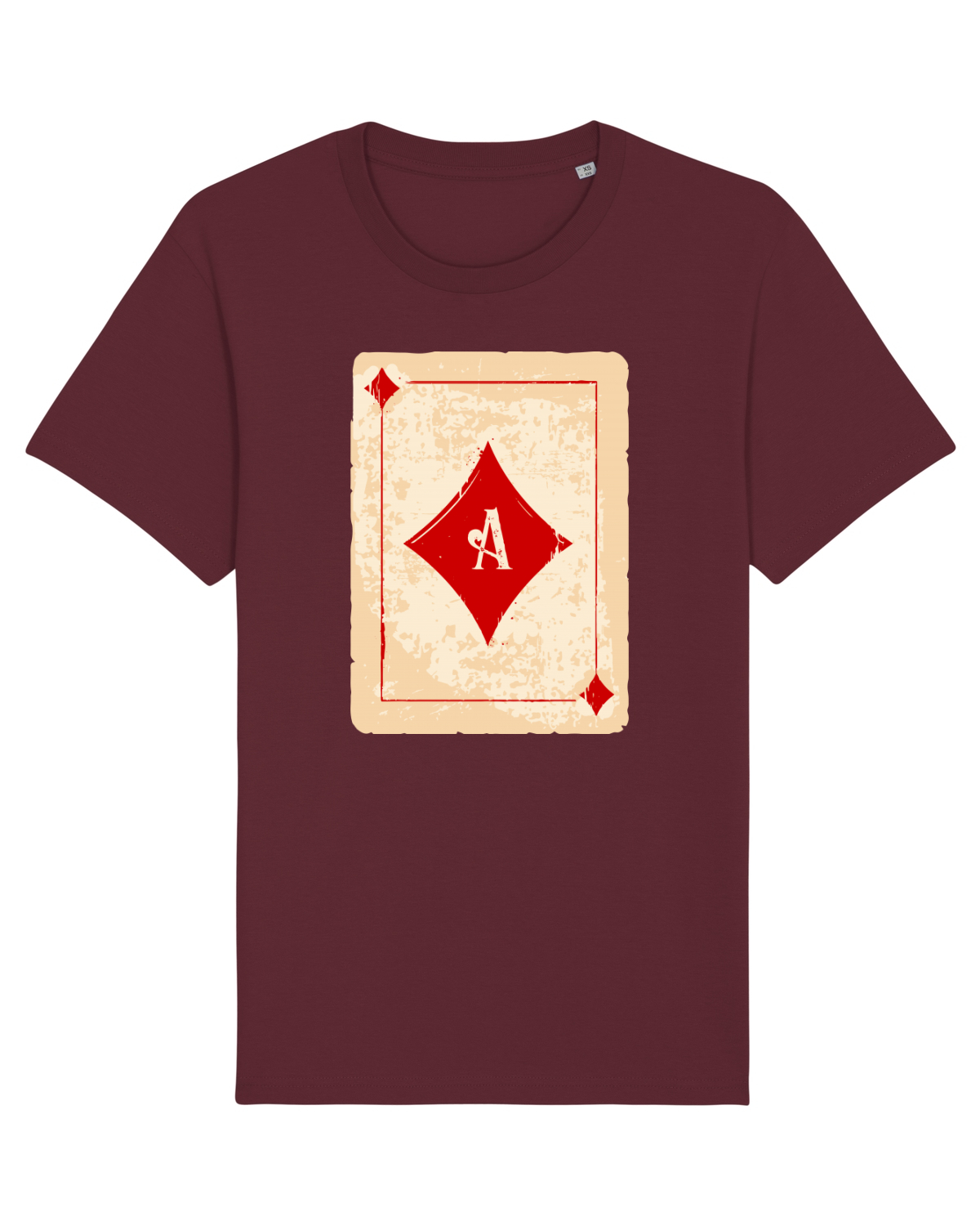 Tricou mânecă scurtă Unisex Rocker Burgundy