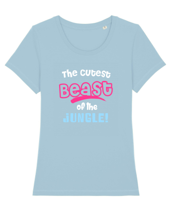 Cutest beast of the jungle Sky Blue