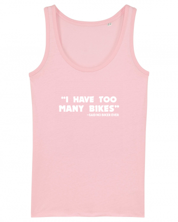 Too many bikes Cotton Pink